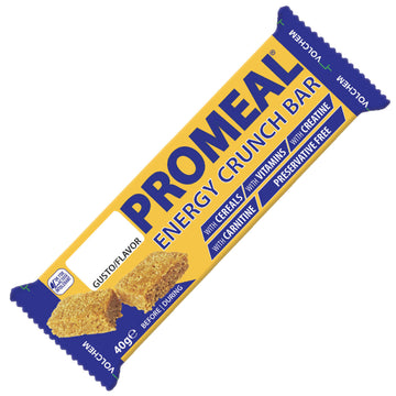 PROMEAL ® ENERGY CRUNCH ( barretta energetica non ricoperta ) 40g - VOLCHEM - Yogurt