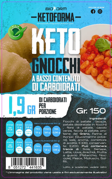 Keto Gnocchi 150 gr - KETOFORMA