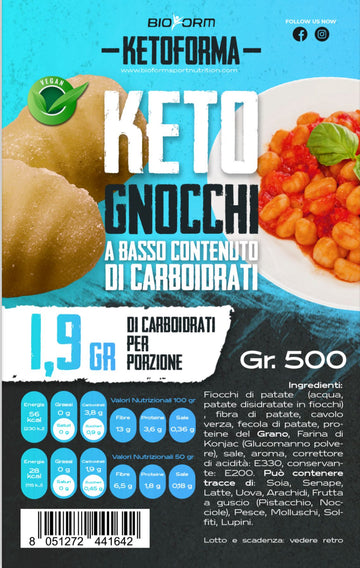 Keto Gnocchi 500 gr - KETOFORMA