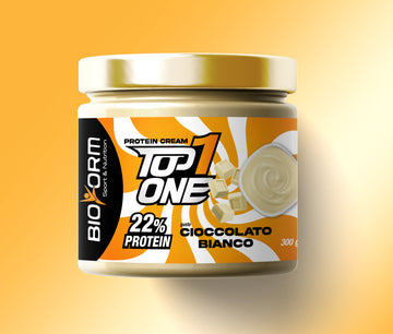 Crema proteica TOP ONE 300g - BIOFORM - Cioccolato Bianco