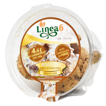 Frollini con gocce di cioccolato Reduced Carb - LINEA 6