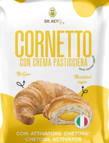 Cornetto con crema pasticciera DR.KETO