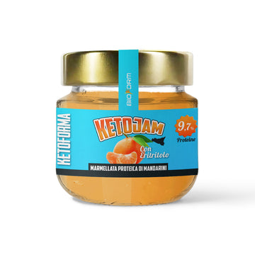 KetoJam Marmellata ketogenica 220gr - KETOFORMA - Mandarino