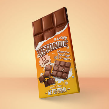 KETOCIOC Tavoletta di cioccolato keto 50g - KETOFORMA - Cioccolato Crispy