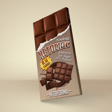KETOCIOC Tavoletta di cioccolato keto 50g - KETOFORMA - Cioccolato Fondente