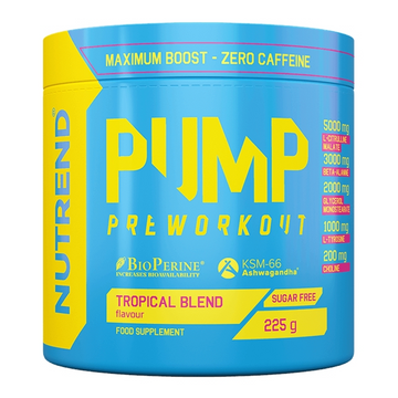 Pump Pre-Workout 225g - NUTREND - TROPICAL BLEND