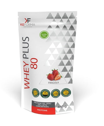 Proteine Whey Plus 80 (900GR) - KEFORMA - Fragola