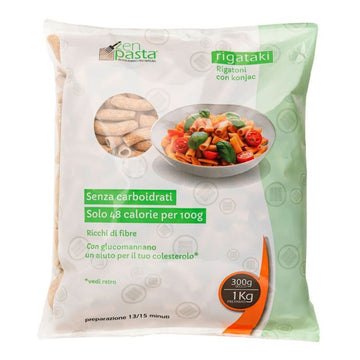 Rigataki Rigatoni Konjac Secco 300G - ZENPASTA