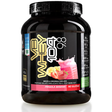 VB WHEY 104 9.8 450gr - NET - Banana e Fragola