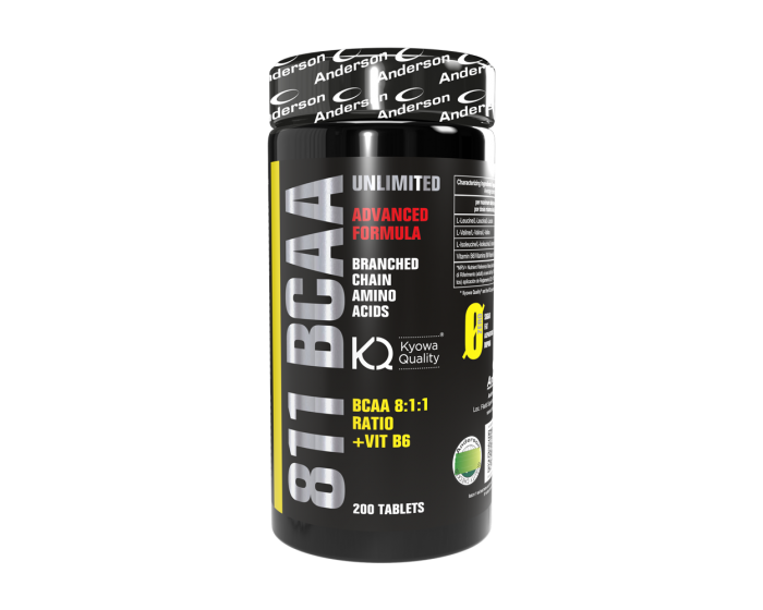 BCAA 811 Unlimited 200cpr - ANDERSON