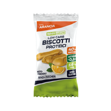 Biscotti Proteici 30g - WHY NATURE Arancia