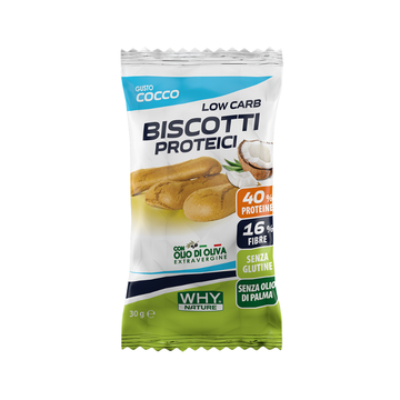Biscotti Proteici 30g - WHY NATURE Cocco