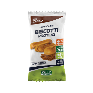 Biscotti Proteici 30g - WHY NATURE cacao