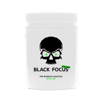 Black Focus Pro Zero Stim-Free Pre-Workout 400g - BLACK FOCUS Nitro Lime