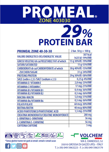 PROMEAL ® ZONE 40-30-30 - VOLCHEM - Yogurt