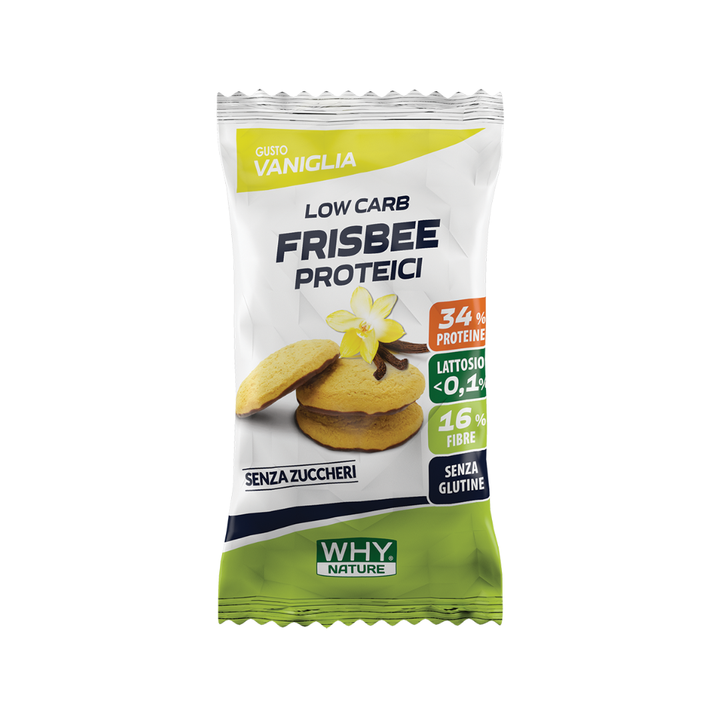 Frisbee Proteici 36 g - WHY NATURE Vaniglia