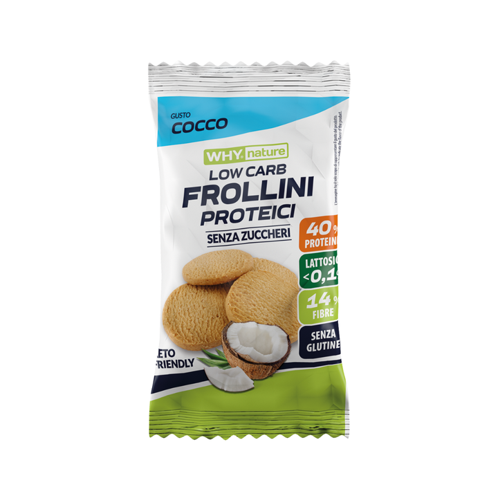 Frollini Proteici 30g - WHY NATURE cocco