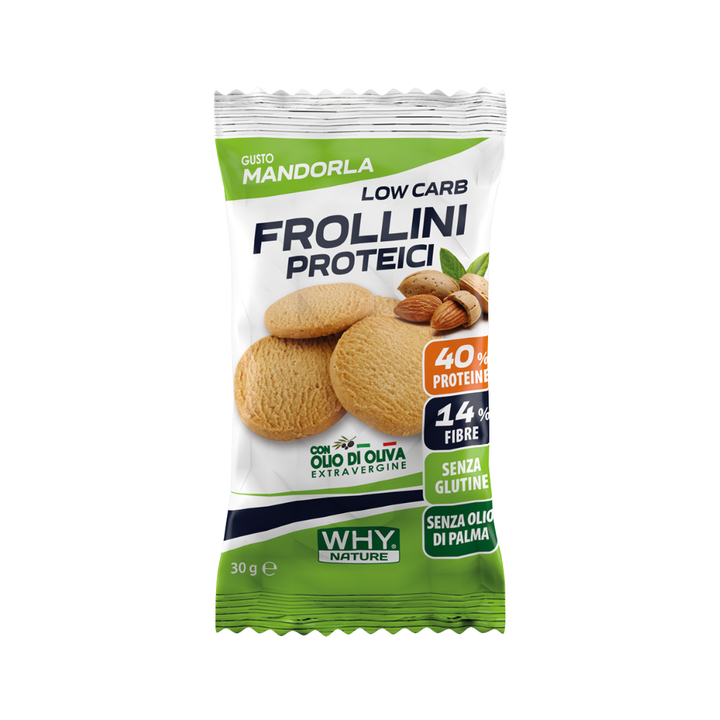 Frollini Proteici 30g - WHY NATURE mandorla