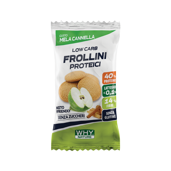 Frollini Proteici 30g - WHY NATURE mela cannella