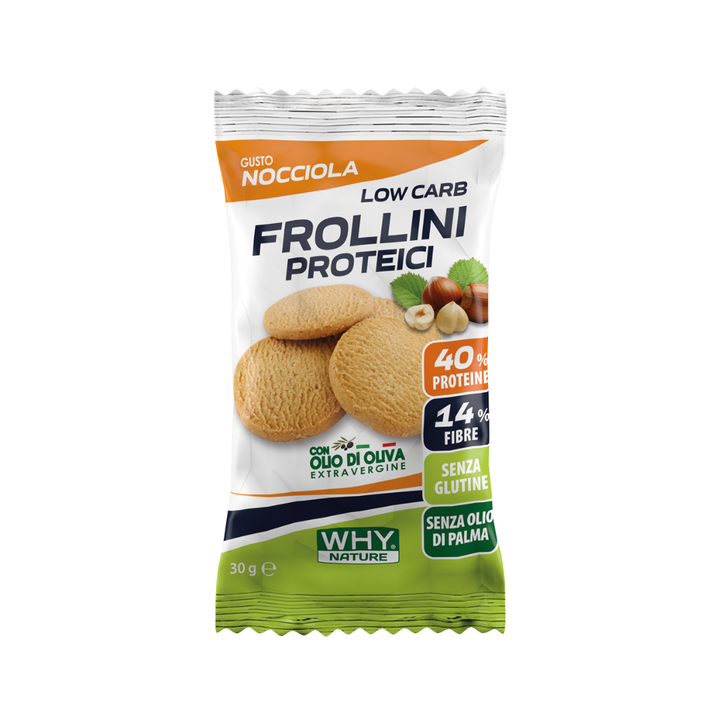 Frollini Proteici 30g - WHY NATURE nocciola
