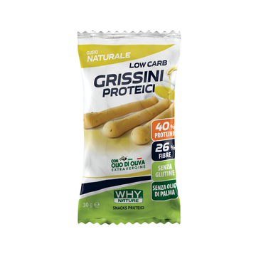 Grissini Proteici 30g - WHY NATURE NATURALE