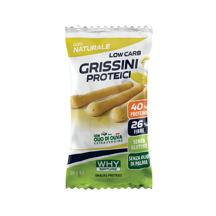 Grissini Proteici 30g - WHY NATURE NATURALE
