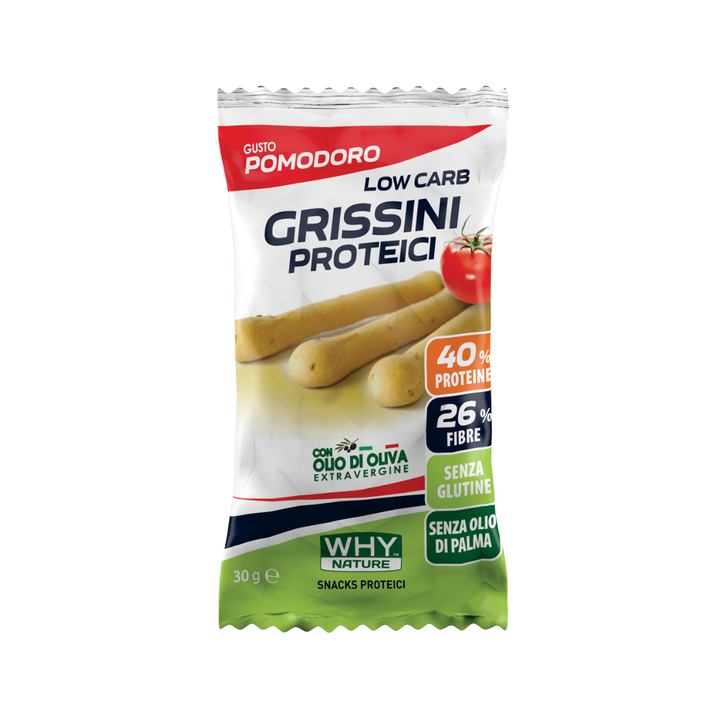 Grissini Proteici 30g - WHY NATURE pomodoro