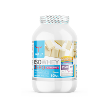 Iso Whey ZERO Stamilac™ Nutricore-5™ (800g) - INJECT (biancolatte)