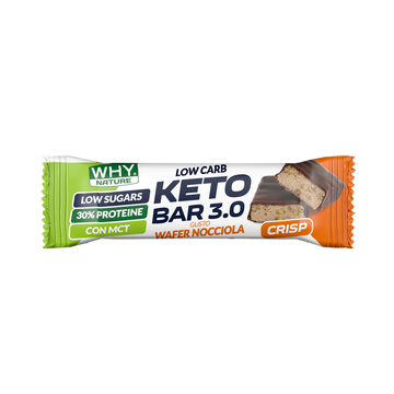Keto Bar 3.0 - WHY NATURE wafer nocciola
