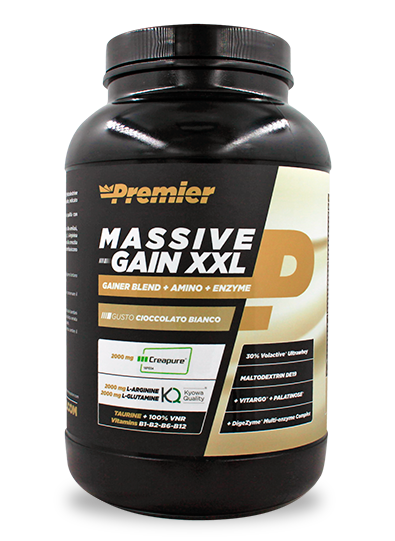MASSIVE GAIN XXL 1,5KG - PREMIER - Cioccolato Bianco