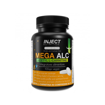 Mega ALC Acetil L-Carnitina (100 compresse) INJECT NUTRITION