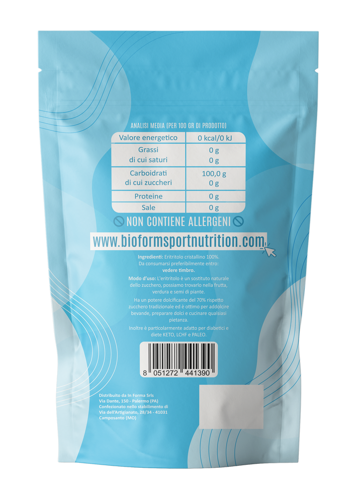 Eritritolo Dolcificante Naturale- BIOFORM - 1KG