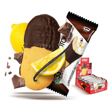 PROTOMAX Chocolate cover - CIAOCARB - LIMONE E VANIGLIA
