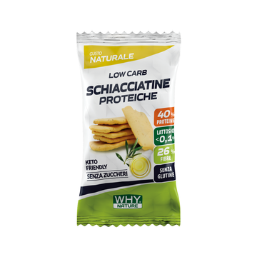 Schiacciatine Proteiche 30g - WHY NATURE naturale