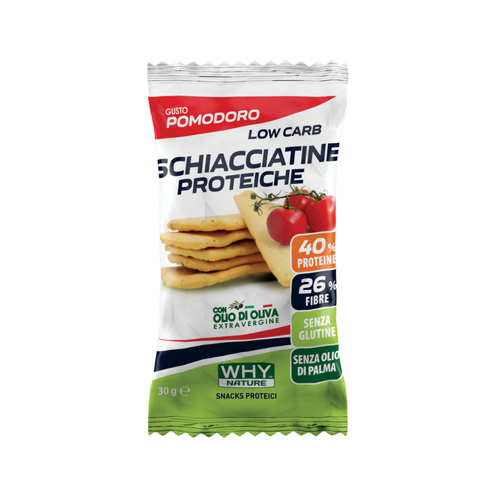 Schiacciatine Proteiche 30g - WHY NATURE pomodoro