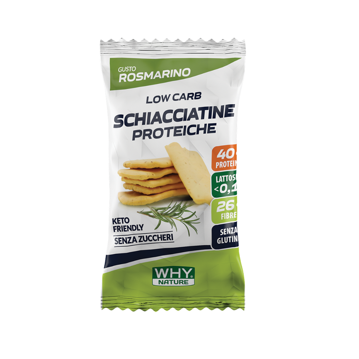 Schiacciatine Proteiche 30g - WHY NATURE rosmarino