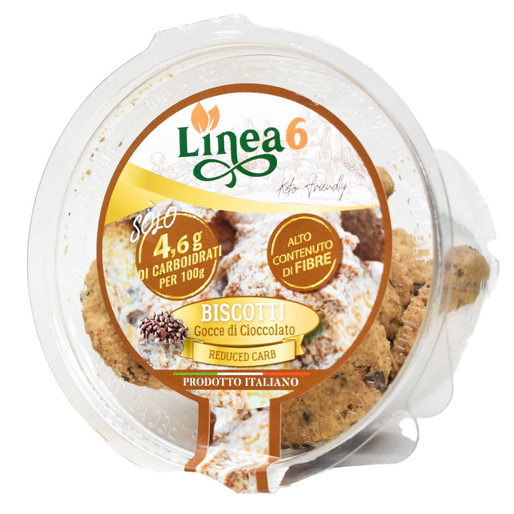 Frollini con gocce di cioccolato Reduced Carb - LINEA 6