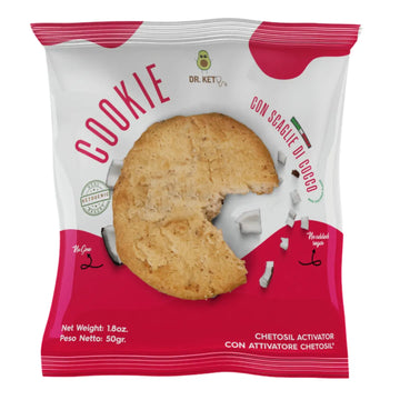 Cookie con scaglie di cocco 50gr - DR KETO