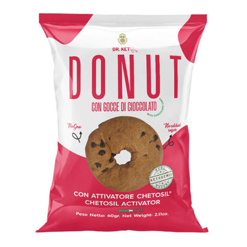 Donut con gocce di cioccolato 60gr - DR KETO
