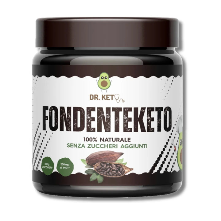 Crema spalmabile al cioccolato fondente keto  250g - DR KETO