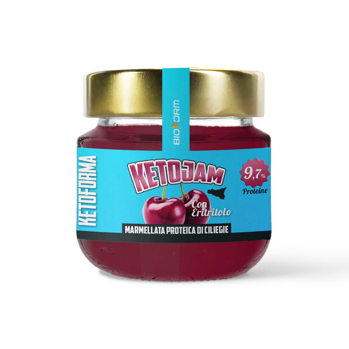 KetoJam Marmellata ketogenica 220gr - KETOFORMA - Ciliegie