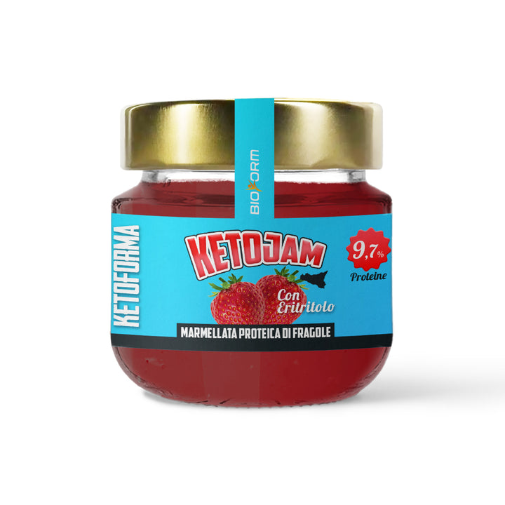 KetoJam Marmellata ketogenica 220gr - KETOFORMA - Fragola