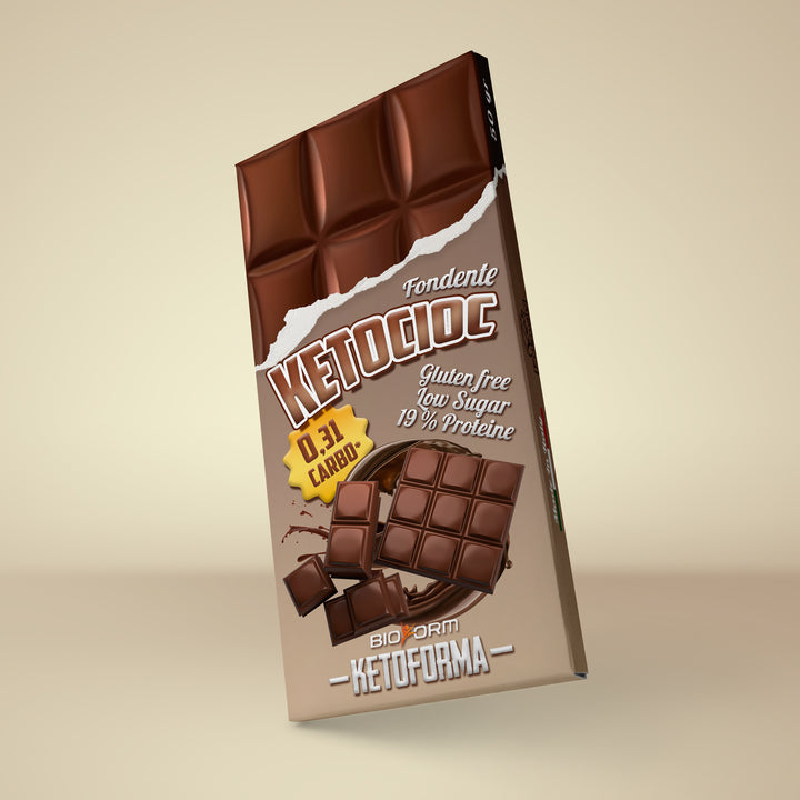 KETOCIOC Tavoletta di cioccolato keto 50g - KETOFORMA - Cioccolato Fondente