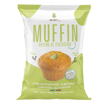 Muffin ripieno di crema al pistacchio - DR KETO