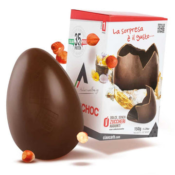 Uovo di Pasqua cioccolato alla nocciola stage 1 - CIAOCARB