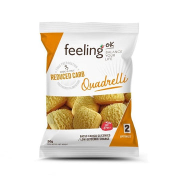 Quadrelli Optimize 50g - FEELING OK - Vaniglia Limone