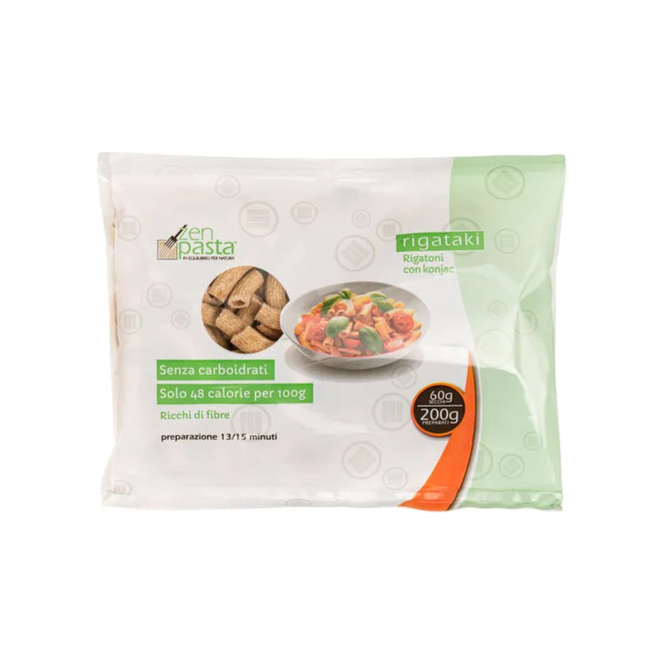 Rigataki Rigatoni con Konjac e Fibre 200g cotti 60g secchi - ZENPASTA