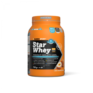 Star whey isolate 750gr - NAMED SPORT - Nocciola