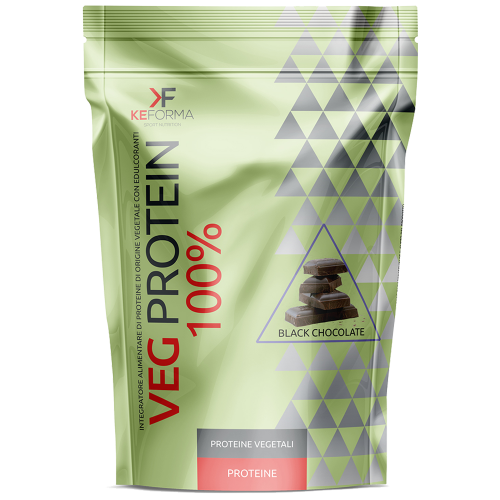 Veg Protein 100% - KEFORMA - Cioccolato Fondente