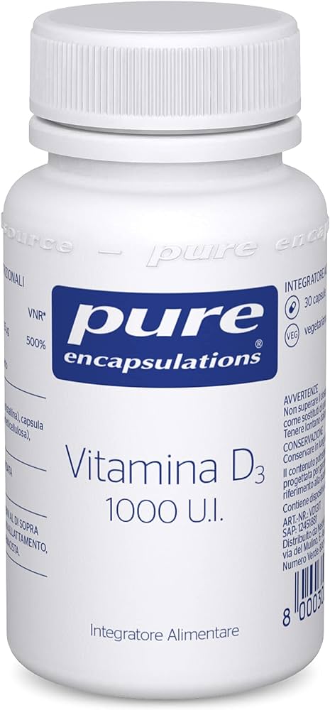 Vitamina D3 1000 U.I. - PURE ENCAPSULATIONS